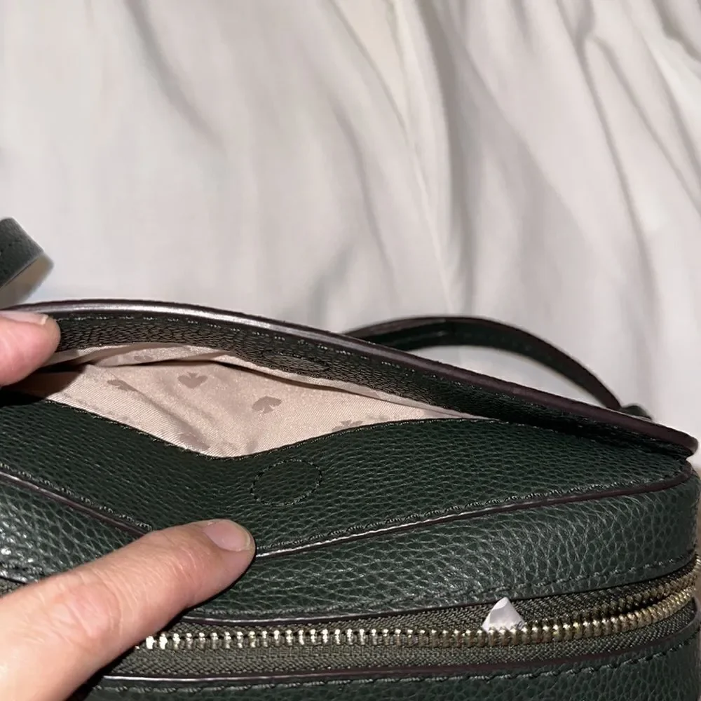 kate spade Orchard Street Winter Green Genuine Leather Small Crossbody Bag